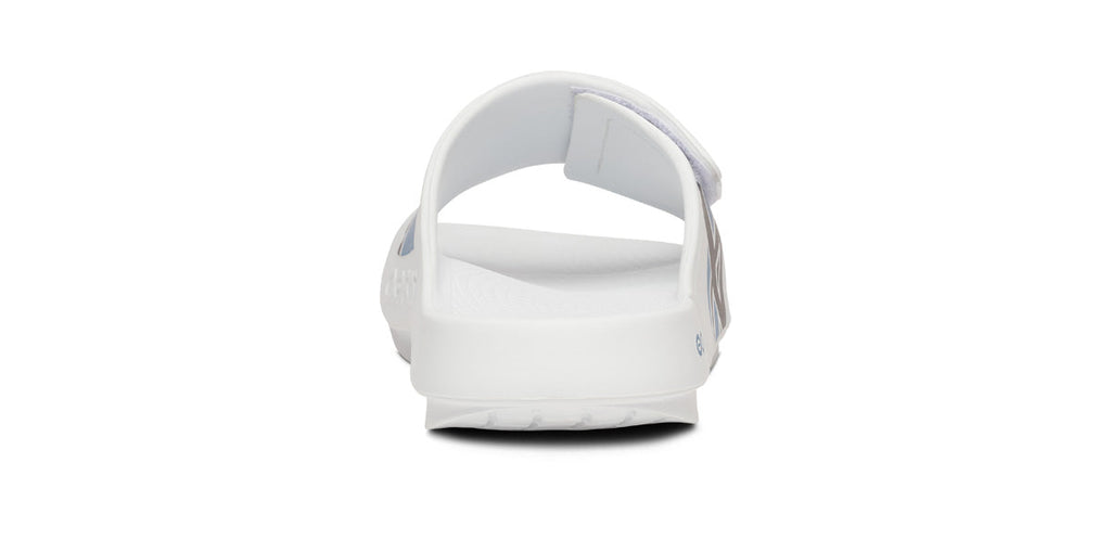 BAUER\/OOFOS Men's OOahh Sport Flex Sandal ¨C White