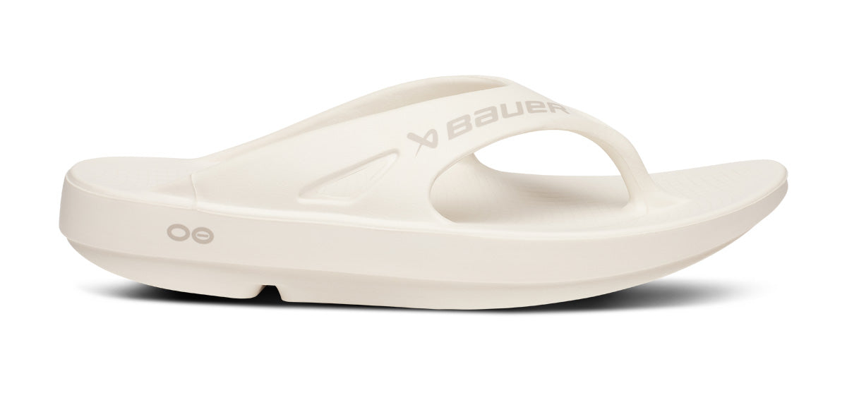 BAUER\/OOFOS Men's OOriginal Sport Sandal ¨C Chalk