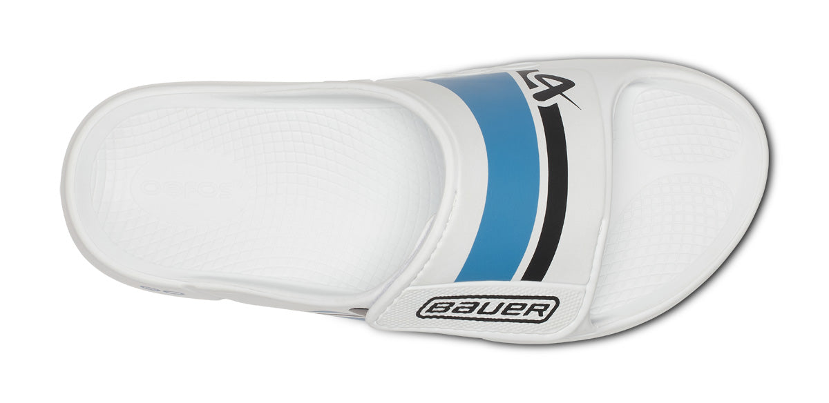 BAUER\/OOFOS Women's OOahh Sport Flex Sandal ¨C White