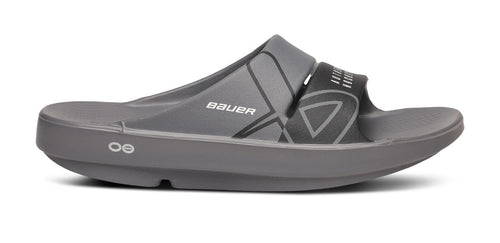 BAUER\/OOFOS Women's OOahh Sport Slide Sandal ¨C Slate