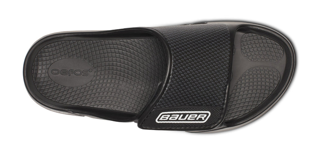 BAUER\/OOFOS Men's OOahh Sport Flex Sandal ¨C Black
