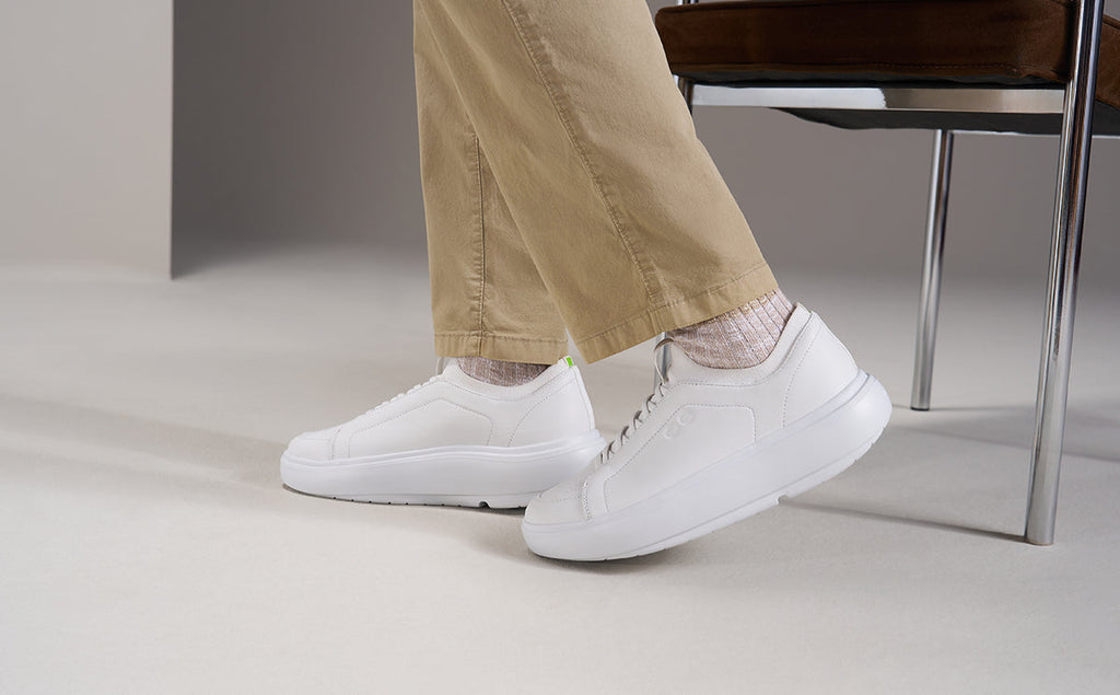 Men's Club+ Leather - White