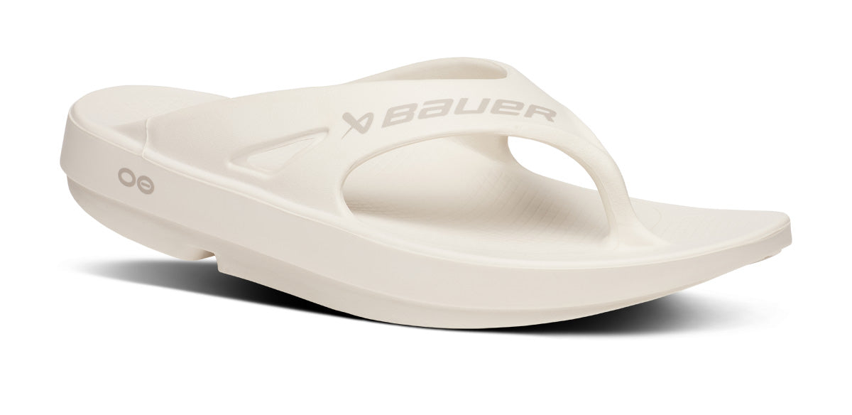 BAUER\/OOFOS Men's OOriginal Sport Sandal ¨C Chalk