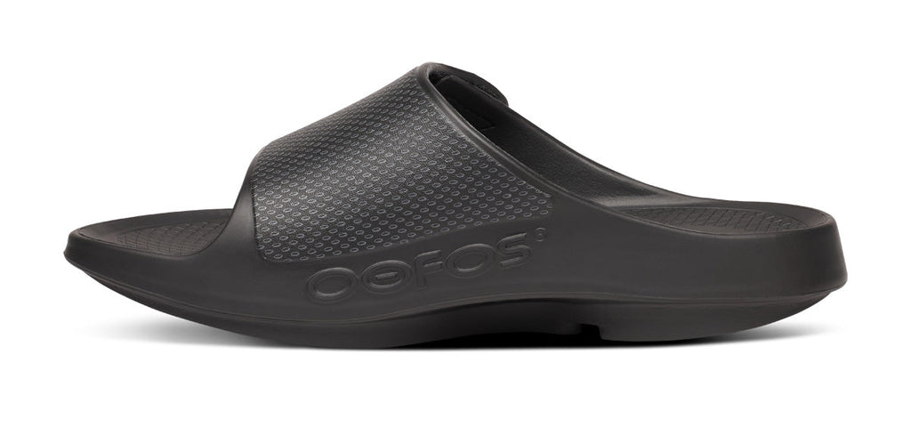 BAUER\/OOFOS Men's OOahh Sport Flex Sandal ¨C Black