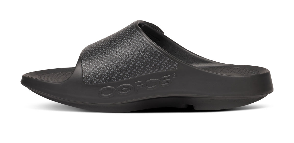 BAUER\/OOFOS Men's OOahh Sport Flex Sandal ¨C Black