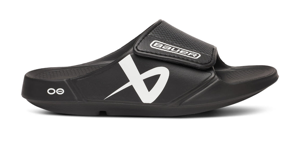 BAUER\/OOFOS Women's OOahh Sport Flex Sandal ¨C Black