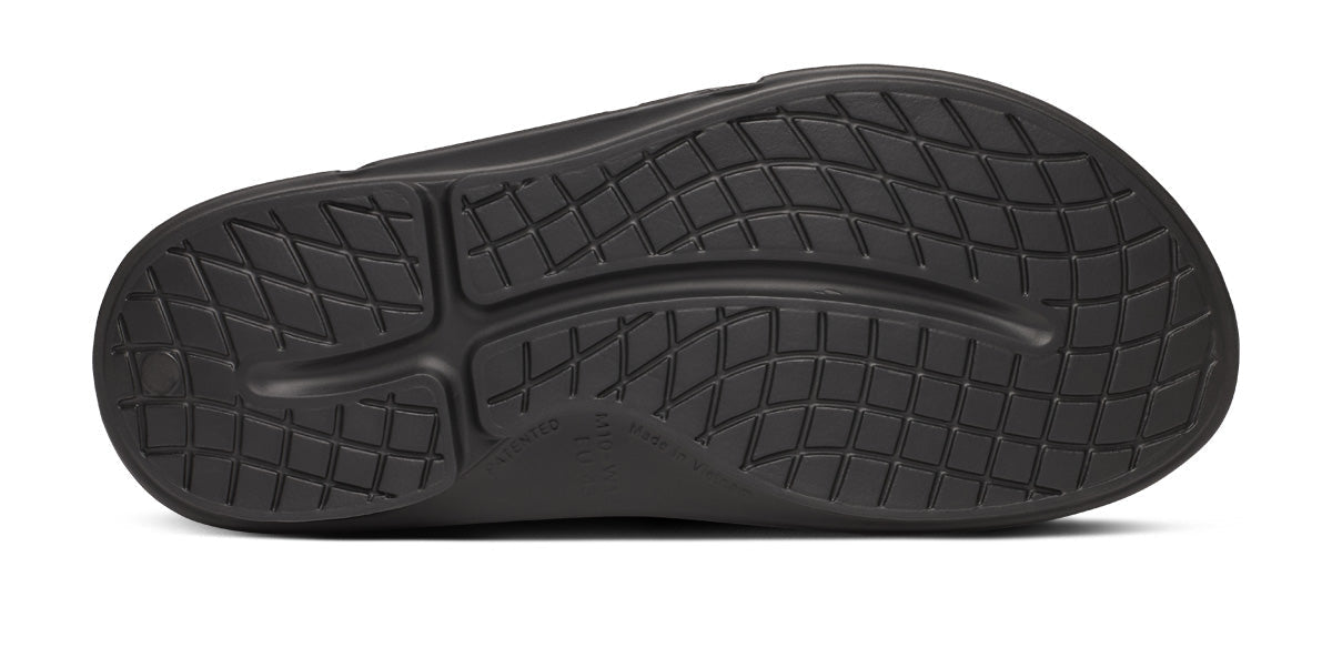 BAUER\/OOFOS Men's OOahh Sport Flex Sandal ¨C Black
