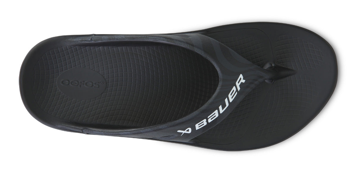 BAUER\/OOFOS Women's OOriginal Sport Sandal ¨C Black Asphalt